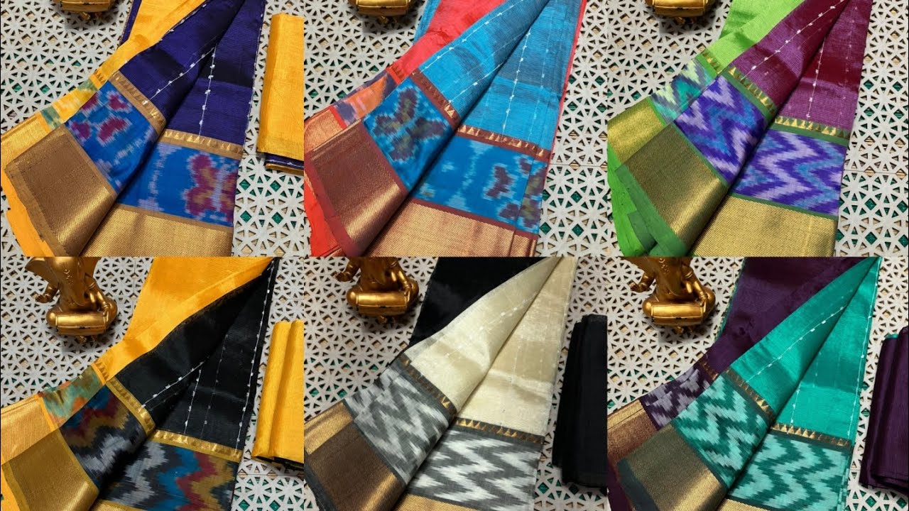 MANGALGIRI HANDLOOM SAREES|| POCHAMPALLI BORDER SAREES