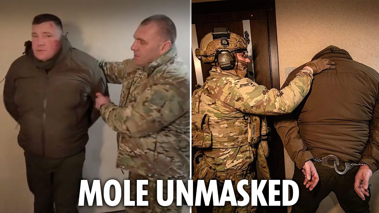 Moment senior Ukraine traitor CAUGHT after sending war secrets to Putin
