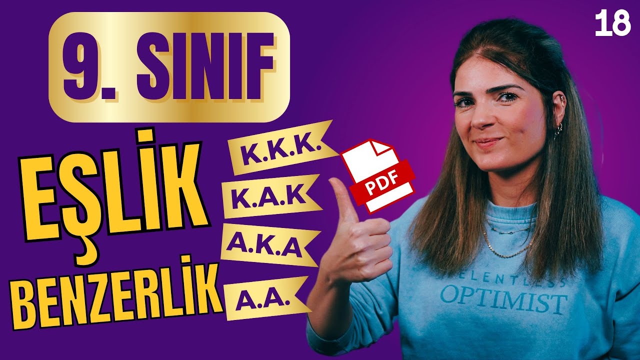 4.TEMA- 4.2: EŞLİK ve BENZERLİK için Gerekli Asgari Koşullar 📌9. SINIF MATEMATİK YENİ MÜFREDAT 2025📕