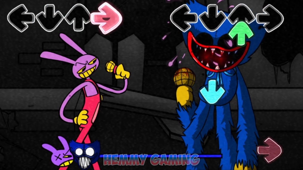 FNF NEW Amazing Digital Circus Episode 2 vs Huggy Wuggy Poppy Playtime 2 Sings Unknown Suffering