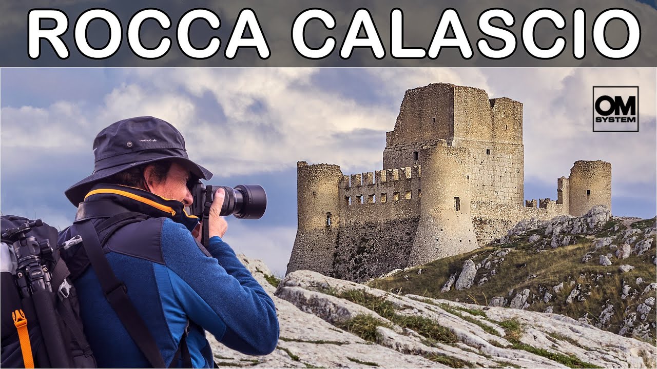GRAN SASSO Tramonto a Rocca Calascio il castello più alto d'europa con OLYMPUS OM1 - Landscape  ph
