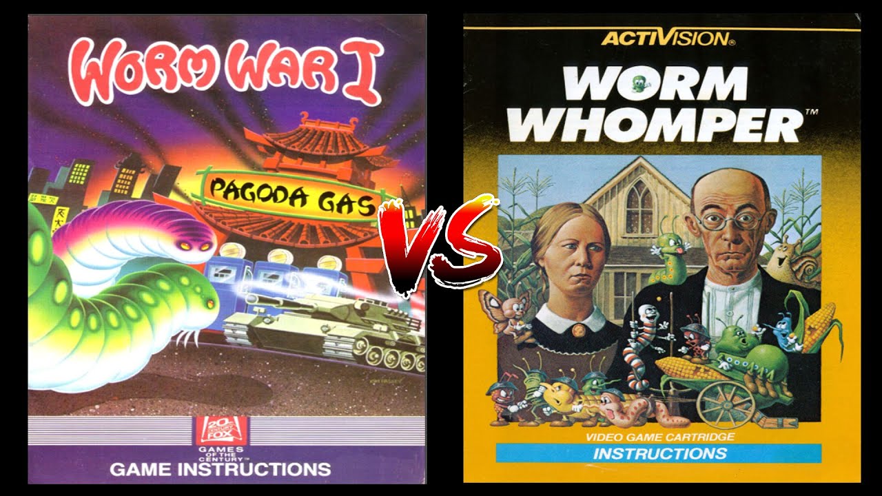 Atari vs Intellivision Episode 2 (Worm War I vs Worm Whomper)