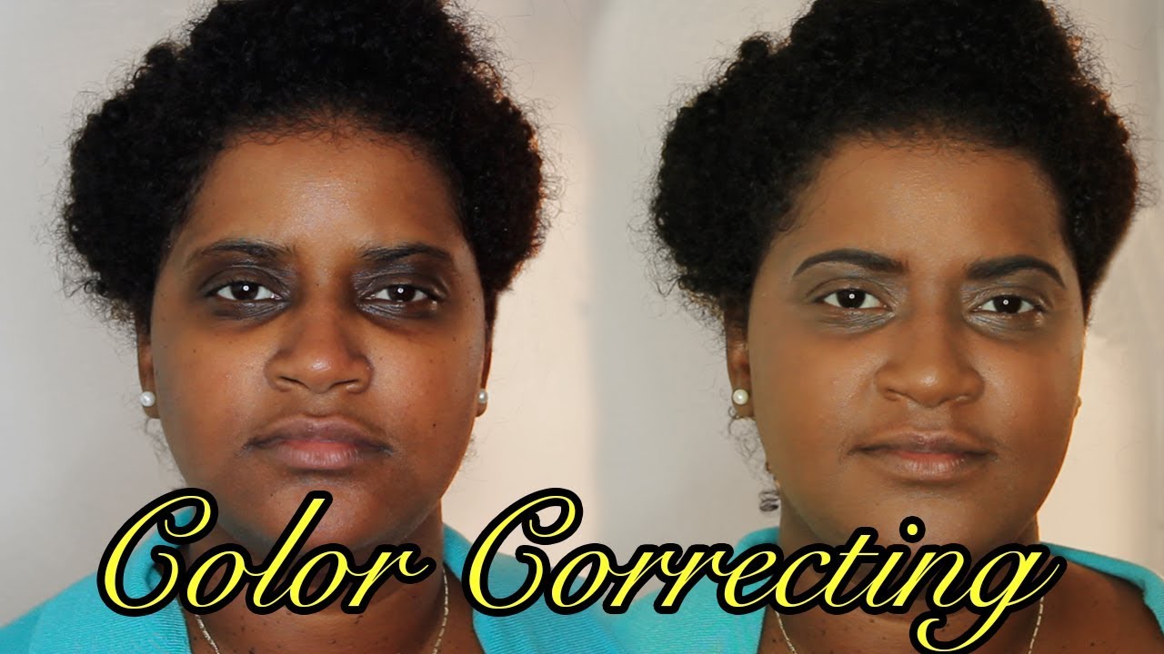 Simple Color Correcting Dark Areas on Dark Skin Tones /  L.A Girl Orange Color Corrector