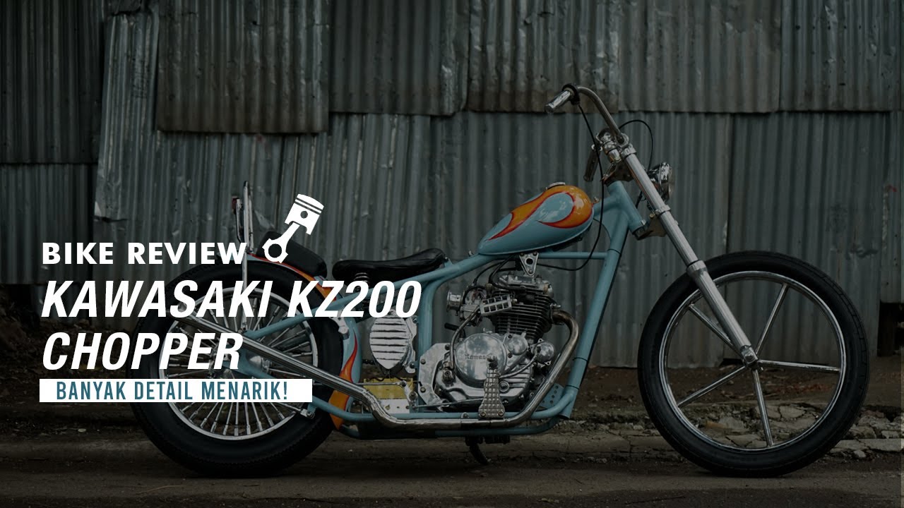 BIKE REVIEW - Chopper Kawasaki KZ200 Binter Merzy milik @rakpuw