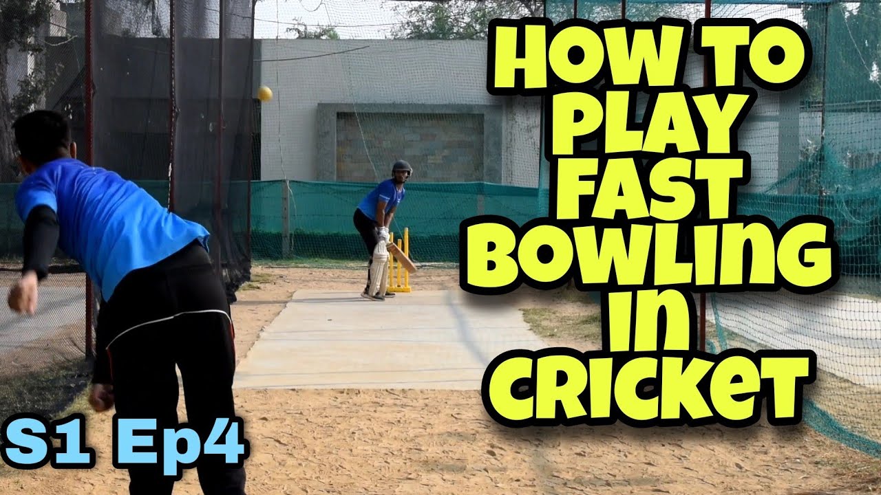 How to play fast bowling in cricket | how to judge line and length of the ball (S1 Ep4)