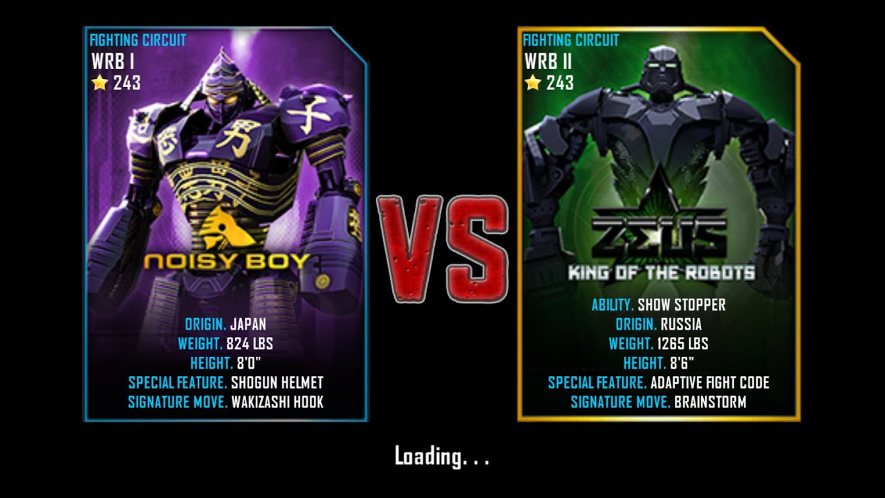 Real Steel WRB Free Sparring | NoisyBoy VS Zeus | NEW ROBOT