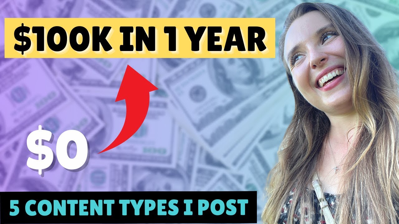 The 5 Types of Content I post on Social Media (for a 100K year in my coaching business)