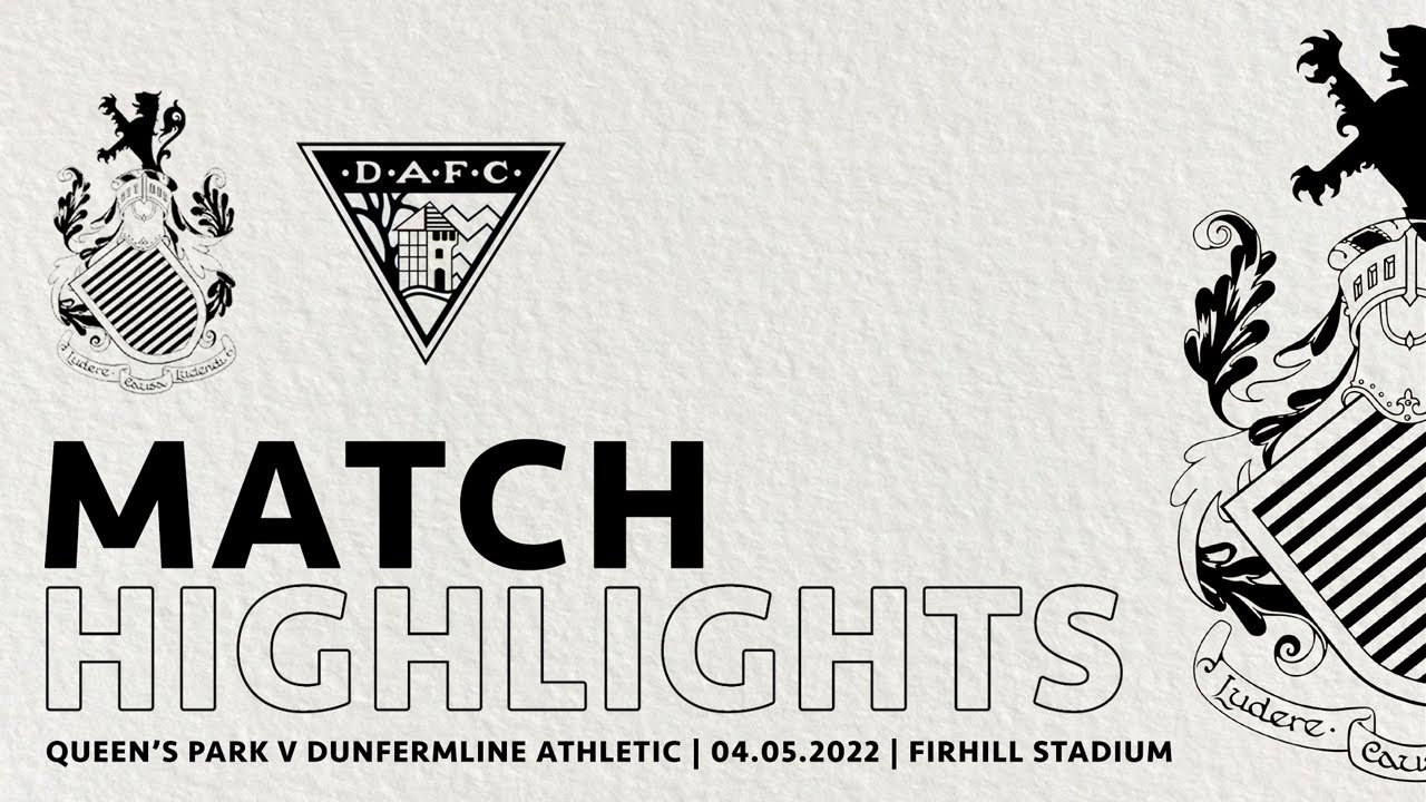 Queen's Park 0 Dunfermline Athletic 0 | cinch Championship Play-Off Semi Final First Leg