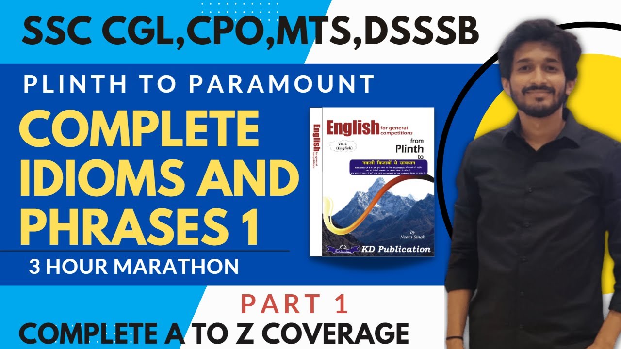 Complete IDIOMS AND PHRASES PART1 BY NEETU SINGH BOOK PLINTH TO PARAMOUNT #plinthtoparamount#plinth