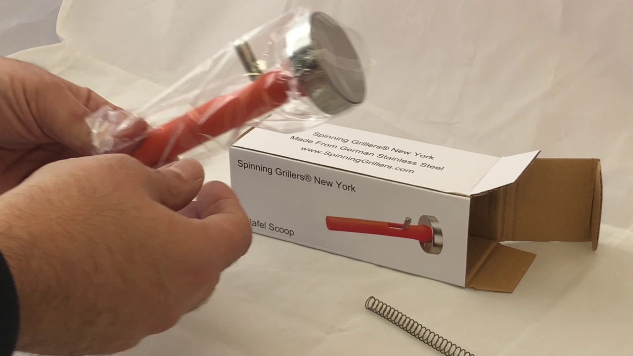 Disassemble of Spinning Grillers Falafel Scoop Maker