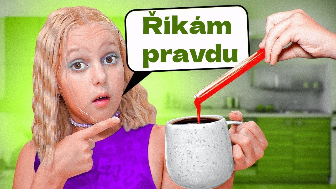 Sérum pravdy! Amelka říká jen pravdu 24 hodin 🔥 Amelka Karamelka Czech