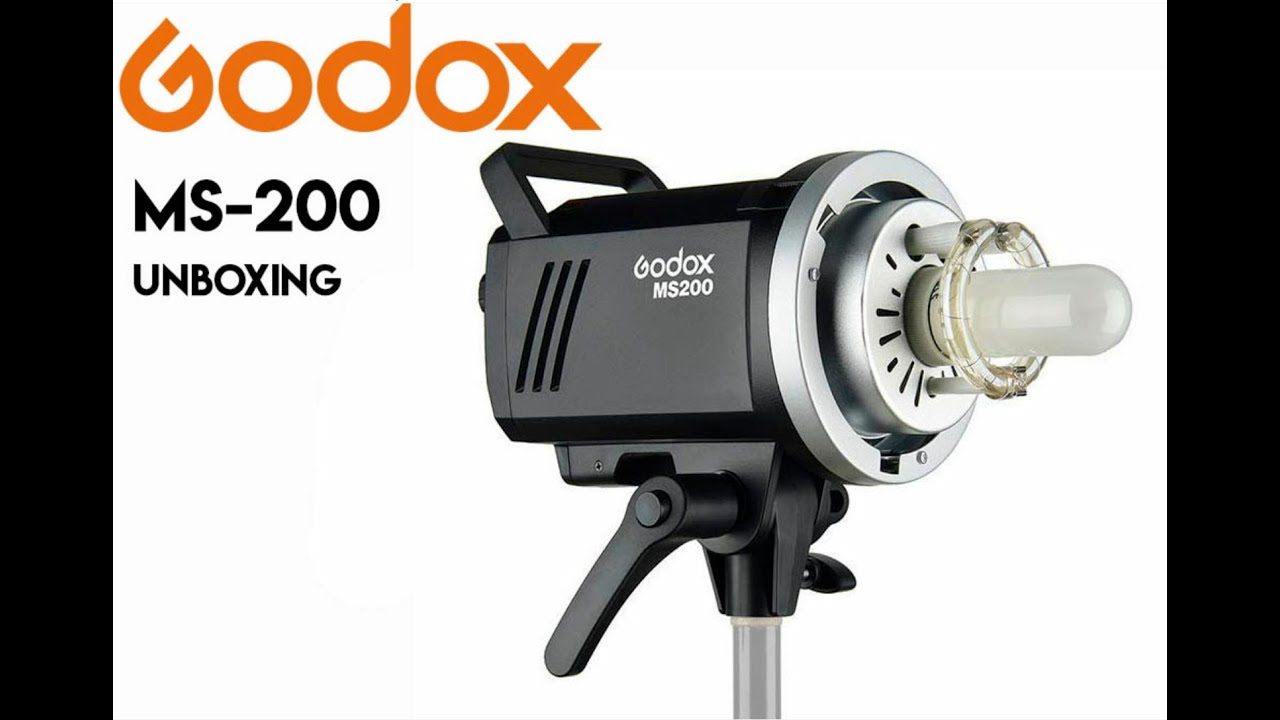Godox MS200 Unboxing. Flash de estudio con 200w y sistema de radio X inal&aacute;mbrico.
