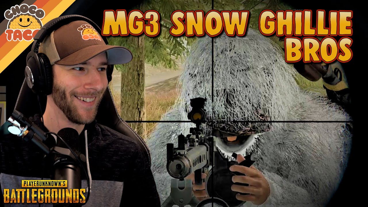 MG3 Snow Ghillie Bros ft. Swagger - chocoTaco PUBG Duos Gameplay