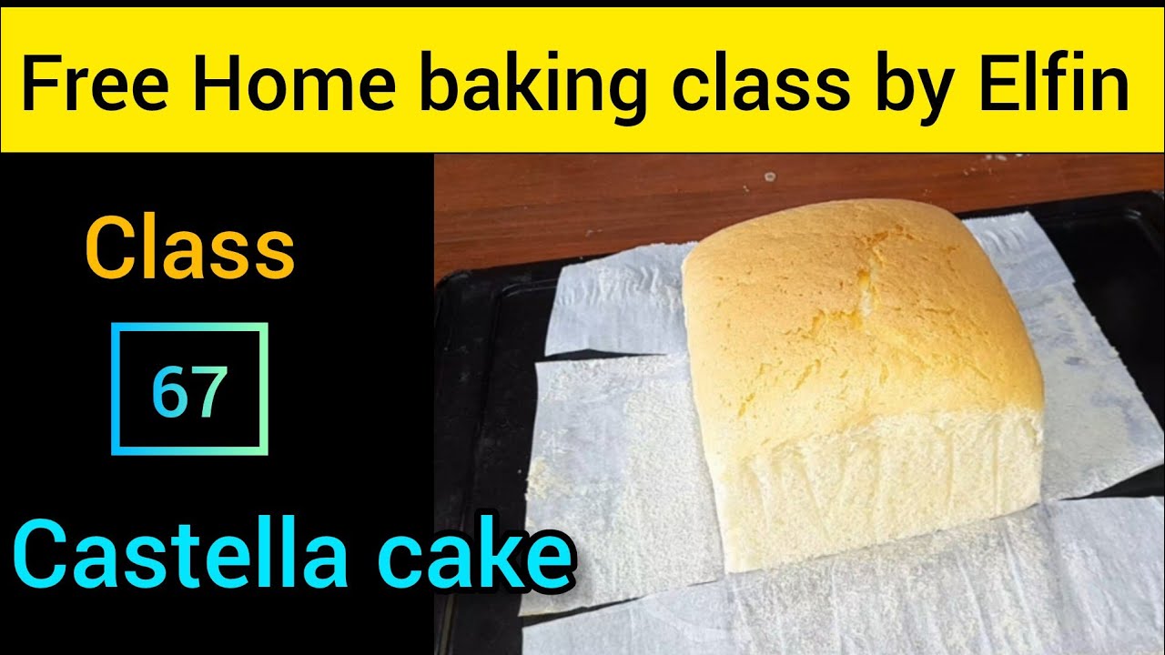 #castella cake # Vennila castella cake # Free baking class by Elfin Home #baking #tamil