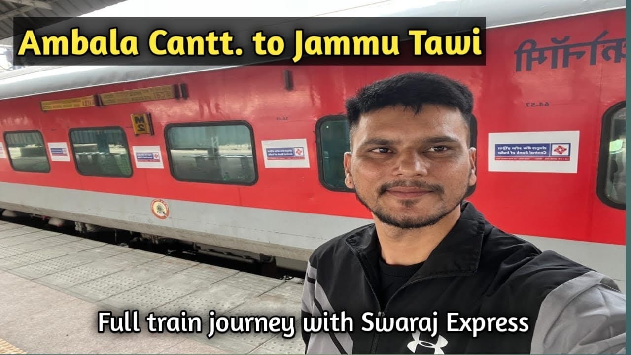 Ambala Cantt. to Jammu Tawi Full train journey
