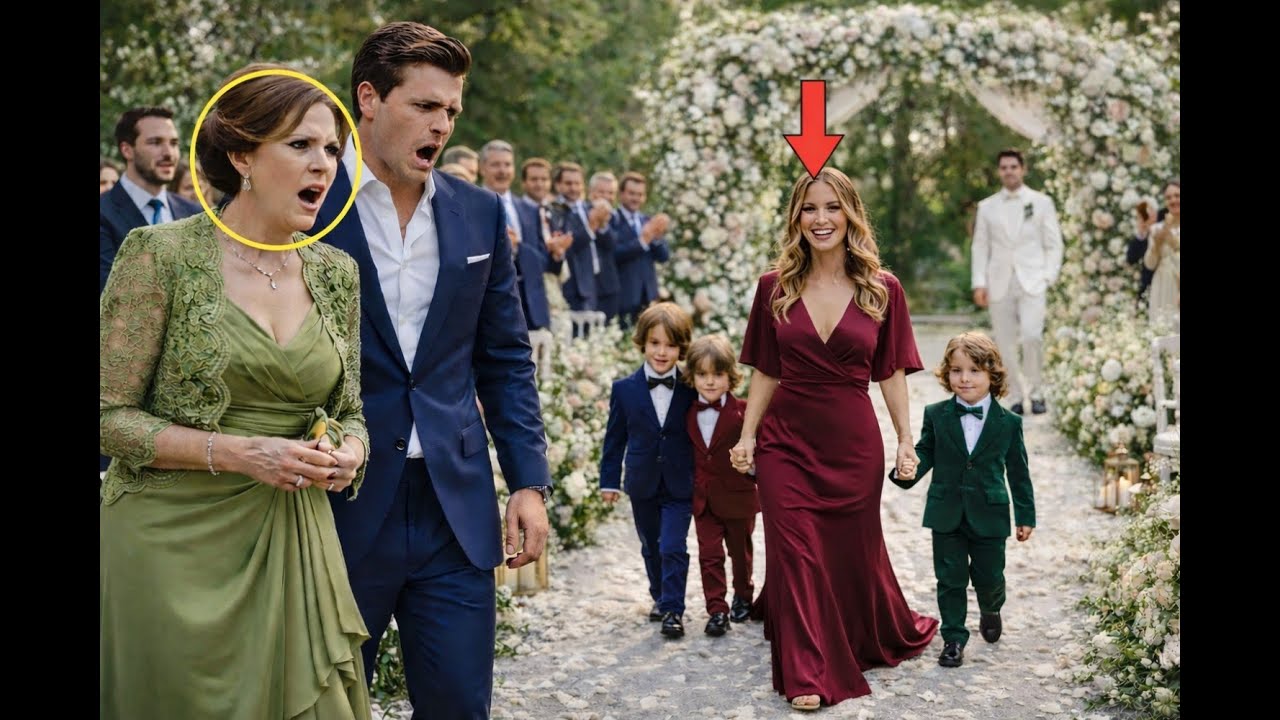 Groom's Family Plots Ex-Wife's Wedding Embarrassment—But Her 3 Triplets Entrance Caused TOTAL Chaos!