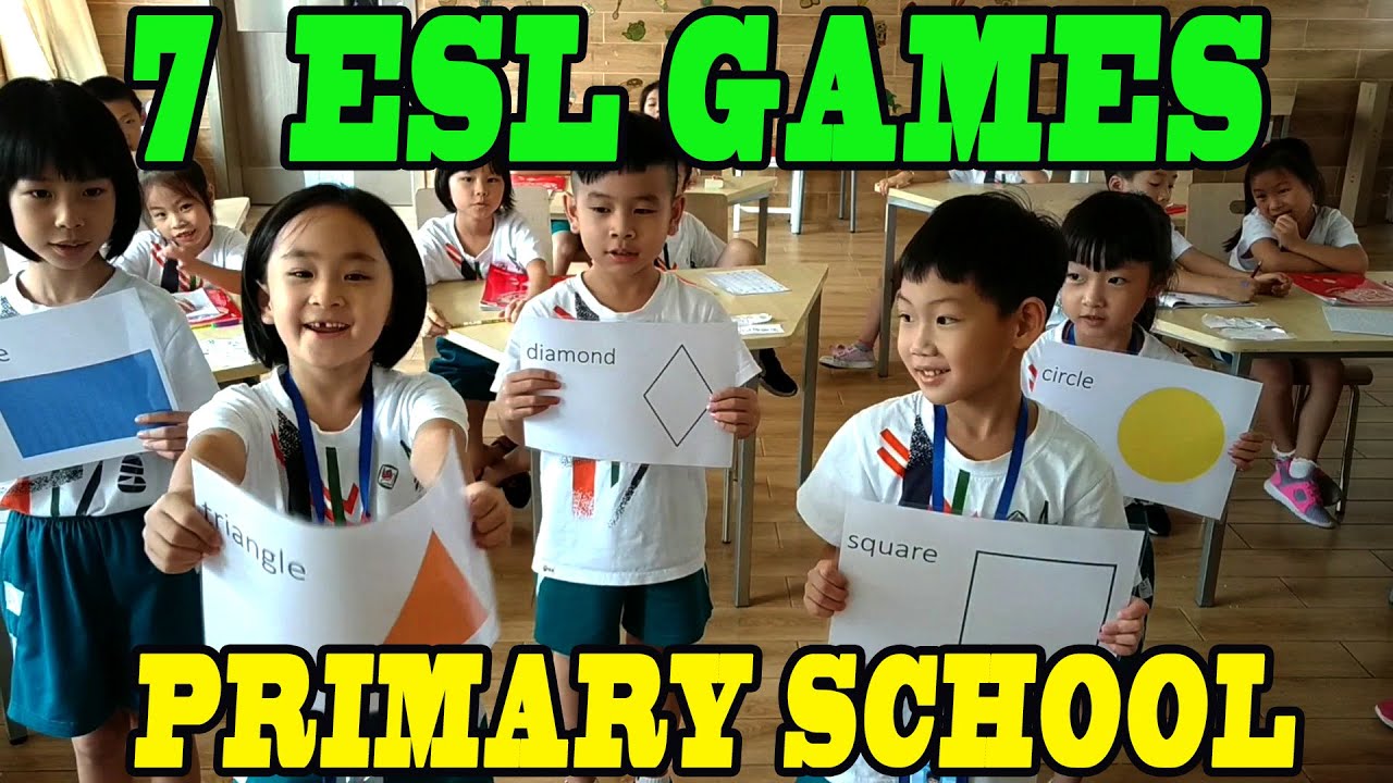 7 ESL games - simple activities [primary school]