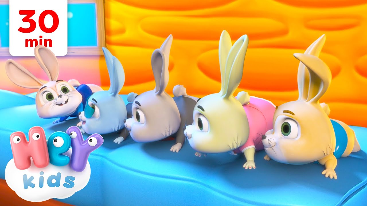 Dieci a Letto | Imparare a Contare con le Canzoni per Bambini | HeyKids Italiano