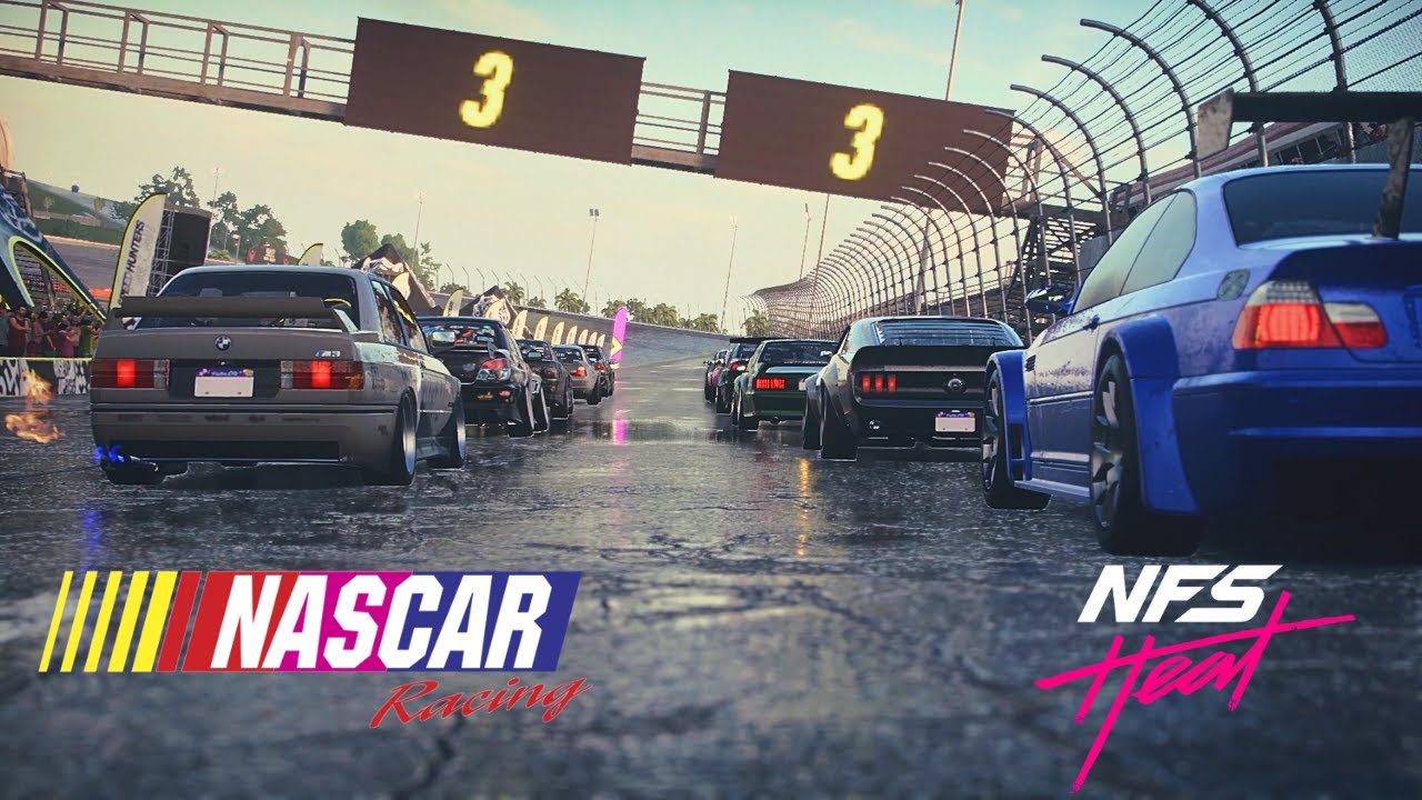 NASCAR Racing in NFS Heat | BMW M3 GTR