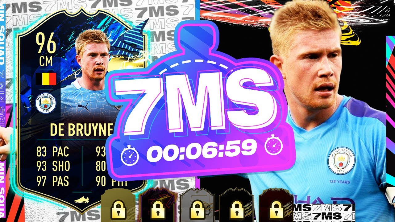 WE MAKE AMENDS... 96 TOTS KEVIN DE BRUYNE 7 MINUTE SQUAD BUILDER!! - FIFA 21 ULTIMATE TEAM