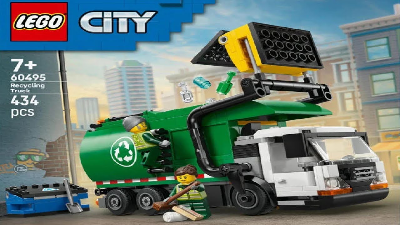 LEGO Instructions - City - 60495 - Recycling Truck - Traffic