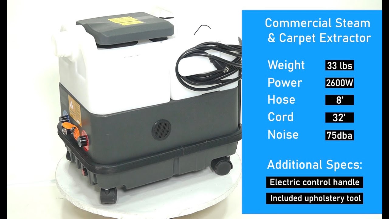 Transform Your Carpets with the Prolux Steam Carpet Extractor | Unbeatable Cleaning Power