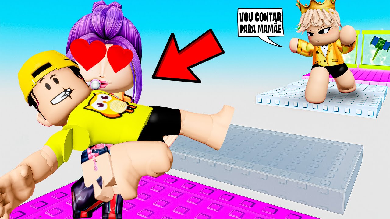 ESSE ABRAÇO ME LEVOU PARA AS ALTURAS NO ROBLOX!! ANA TOYS GAMES FICOU COM CIUMES