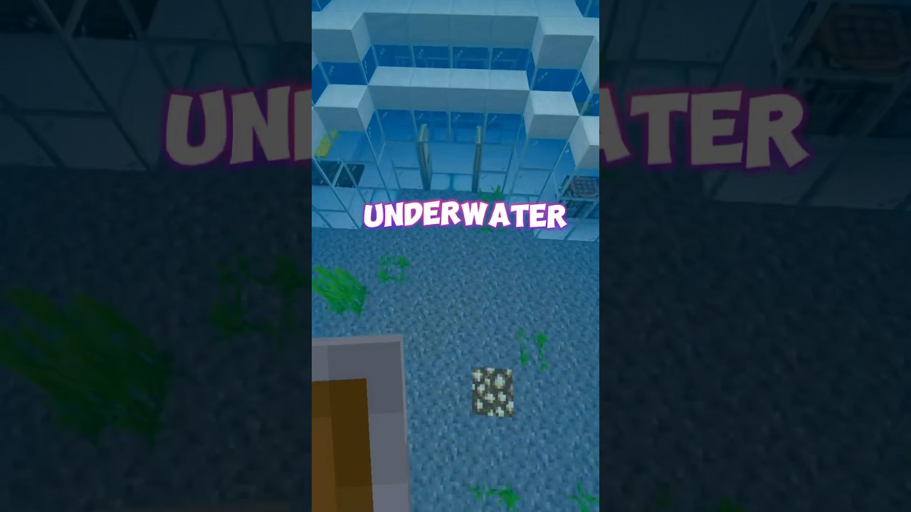 Minecraft Underwater Base #minecraft #minecraftmemes #minecraftshorts #minecraftbuilding