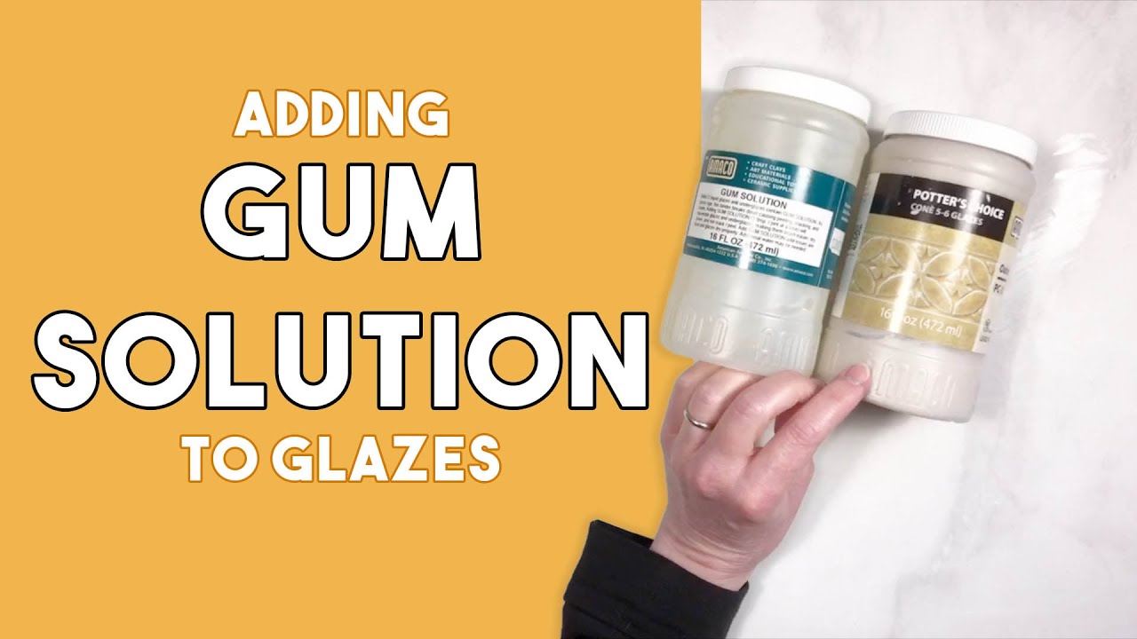 REVIVE OLD GLAZES: Adding Gum Solution to Glazes