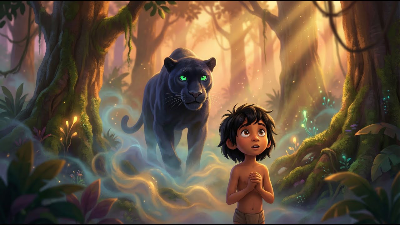 Mowgli: The Original Jungle Book | True Indian Fairy Tale with Whiskers the Black Panther🖤🐾