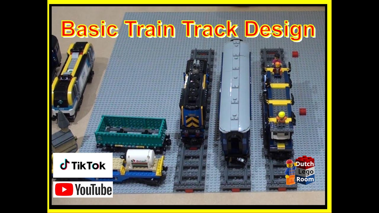 Lego room basic train track design