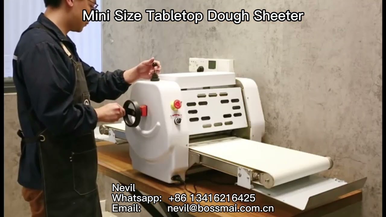 Bakery Equipment - Mini Size Tabletop Dough Sheeter 350mm