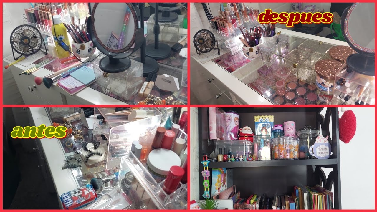 Limpieza y organización de mi VANITY Y ÁREA de MAQUILLAJE  