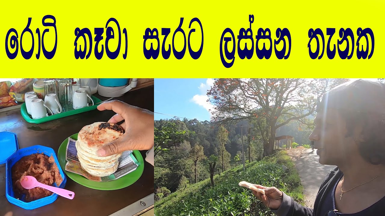 Camp කරලා එන මග රසට රොටි කෑවා ලස්සන තැනක පුංචි කඩේකින් 😍 Badulla Vlog 9