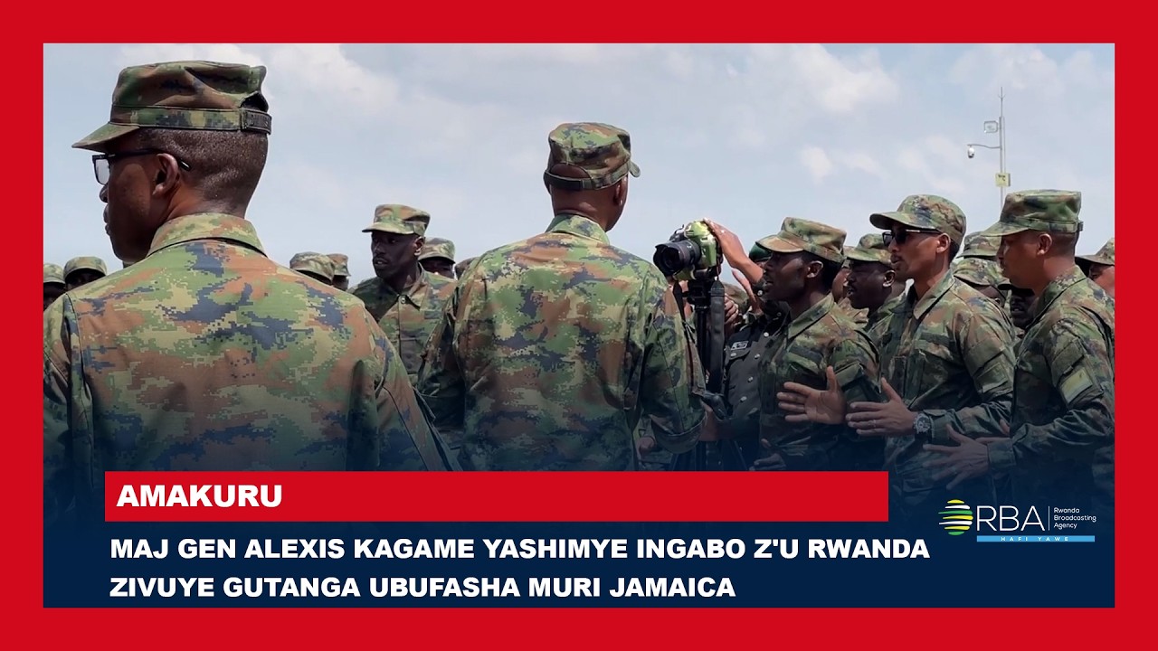 Maj Gen Alexis Kagame yashimye ingabo z'u Rwanda zivuye gutanga ubufasha muri Jamaica