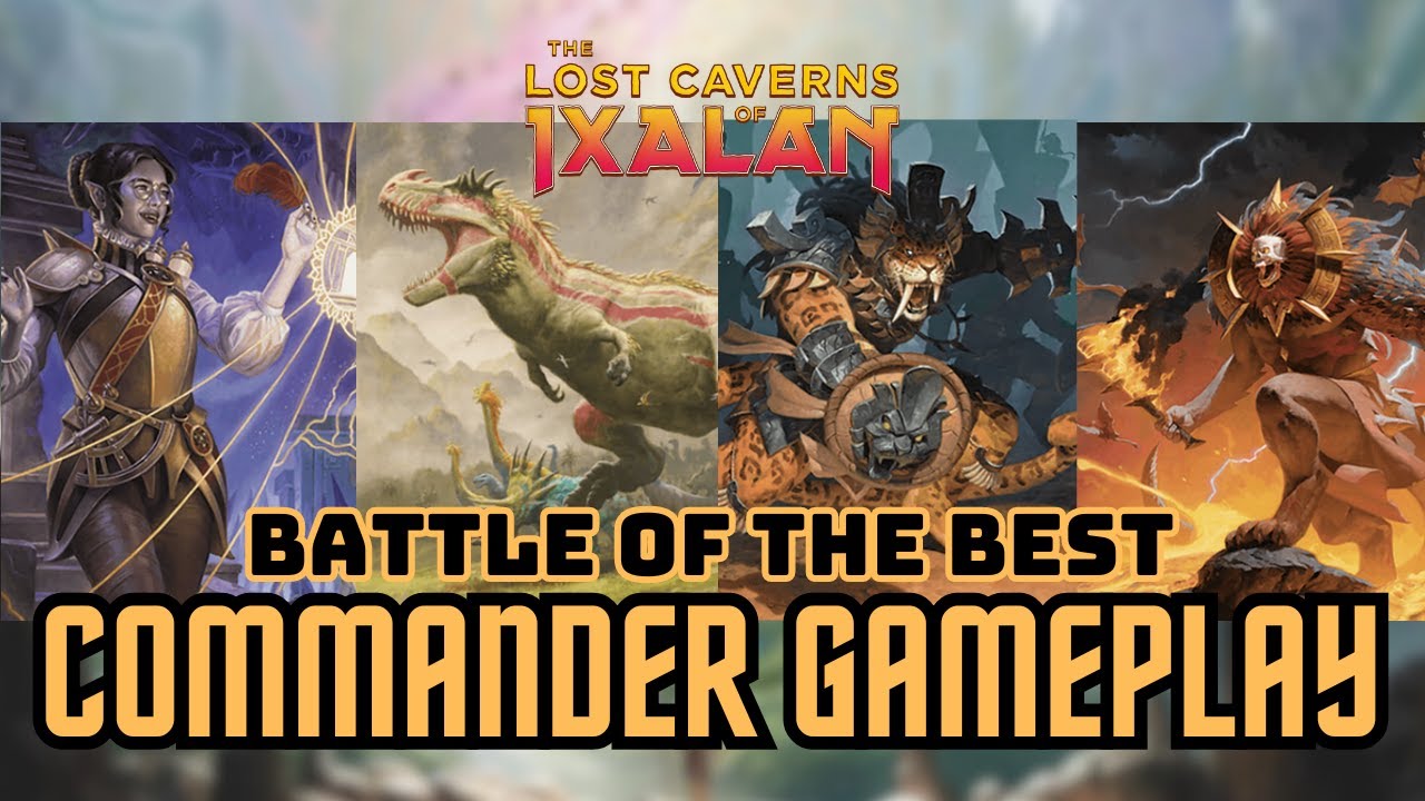Lost Caverns of Ixalan Battle - Ghalta v. Amalia  v. Ojer Axonil v. Okinec Ahau - EDH Gameplay