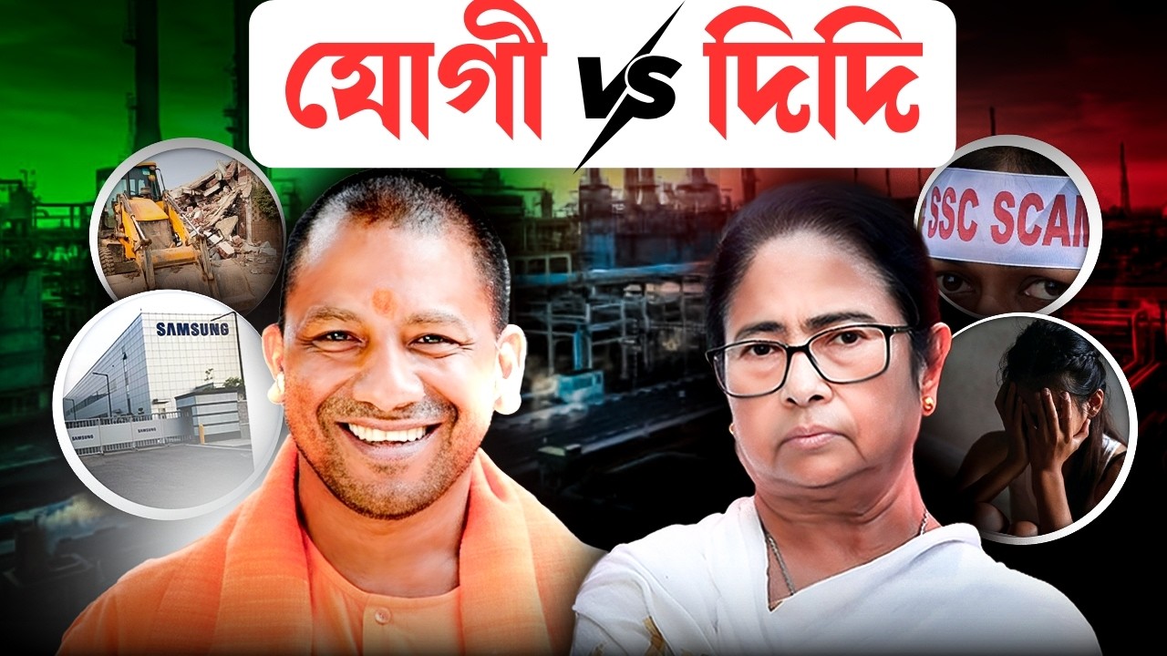⁠যোগীর UP বনাম মমতার বাংলা, কোন রাজ্য এগিয়ে ?  UP Vs Bengal | India Hood Decode