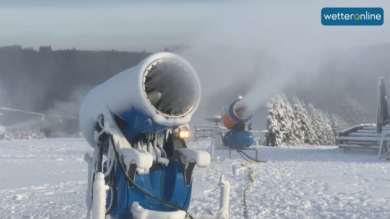 Schneekanonen sichern Saisonstart (29.12.2019)