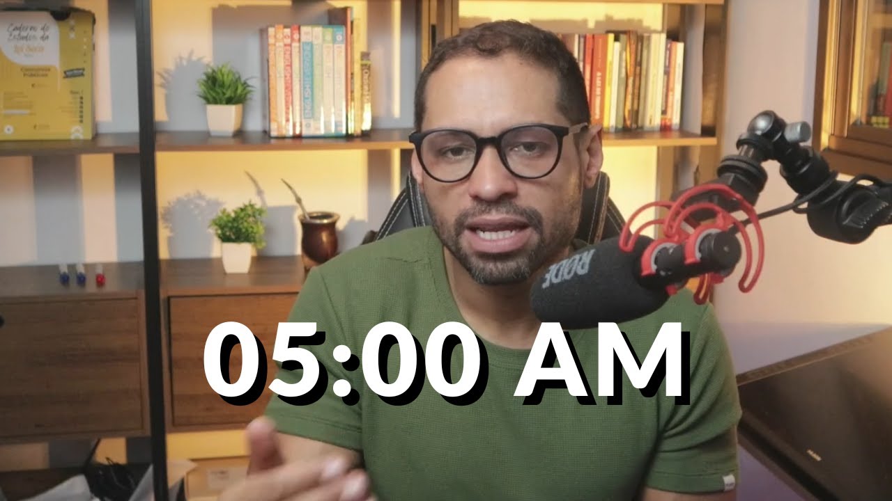 Como acordar cedo para estudar (sem ficar cansado o resto do dia)