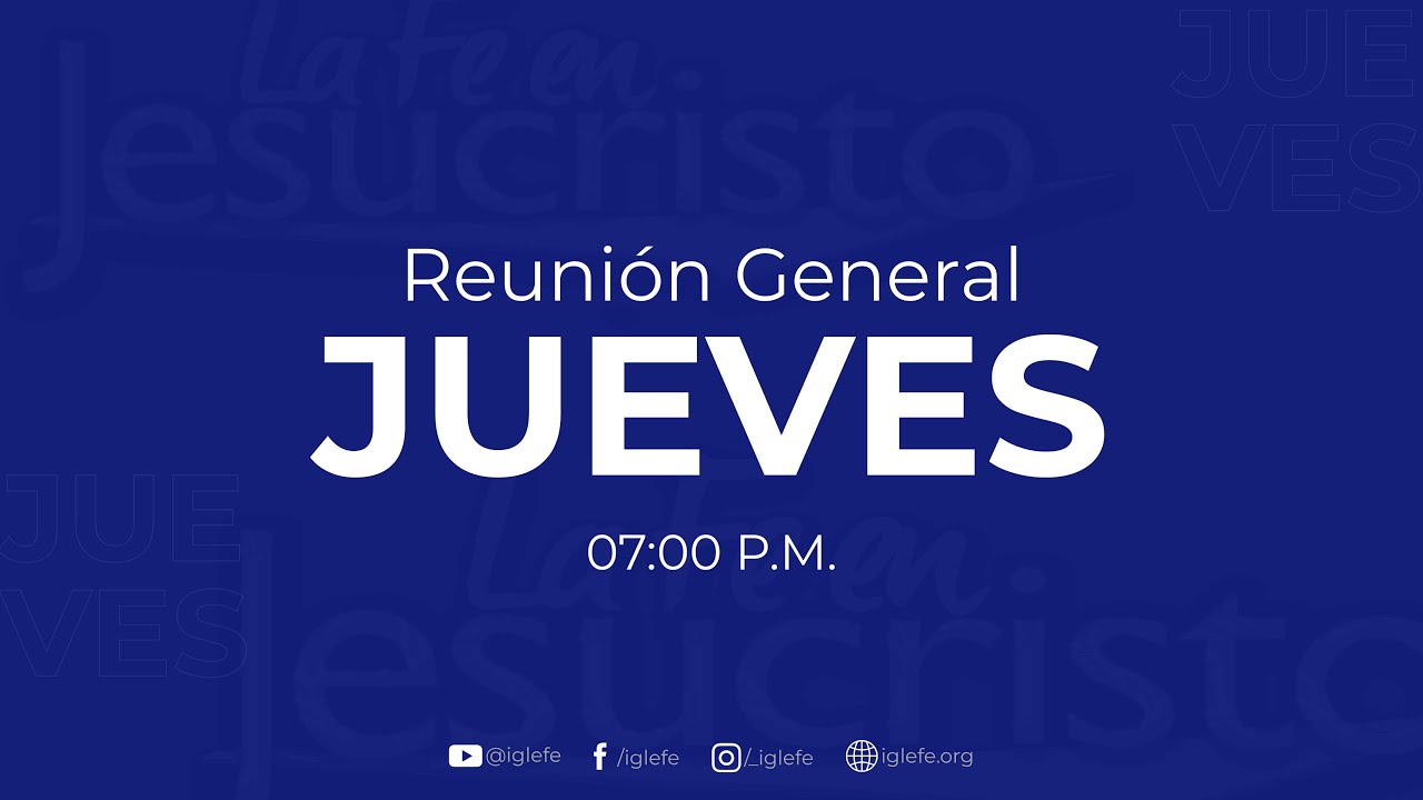 Reunión General Jueves | 12 Marzo 2026