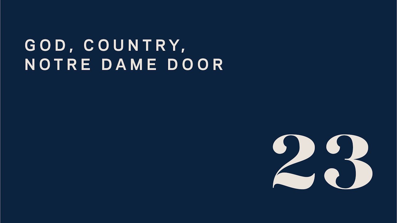 Sacred Places of Notre Dame: God, Country, Notre Dame Door