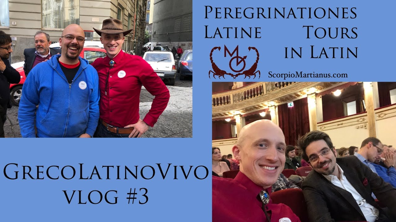 Vlog #3 GrecoLatinoVivo Seminar Day 2, Part 1 (Tours in Latin) / (Peregrinationes Latine)
