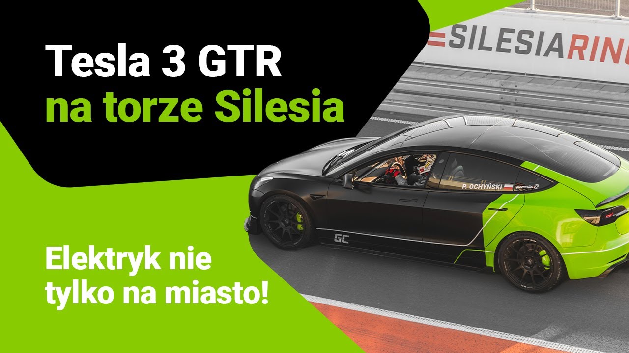 Elektryk nie tylko na miasto! | Tesla 3 GTR na torze Silesia