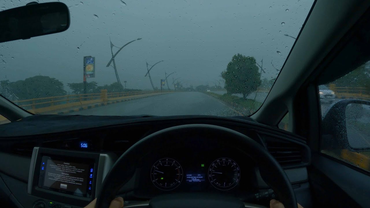 Relaxing and calming video of driving for sleep