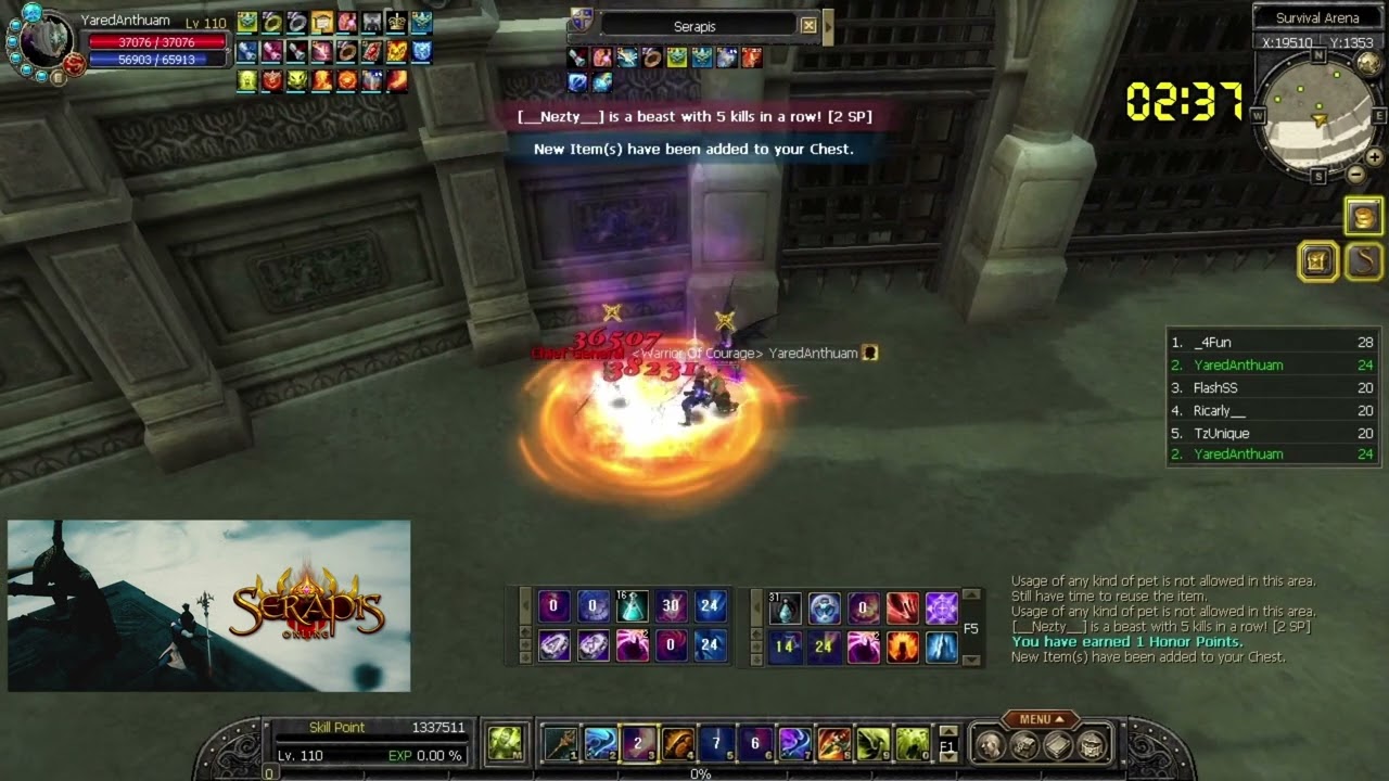 Survival Arena Serapis Online