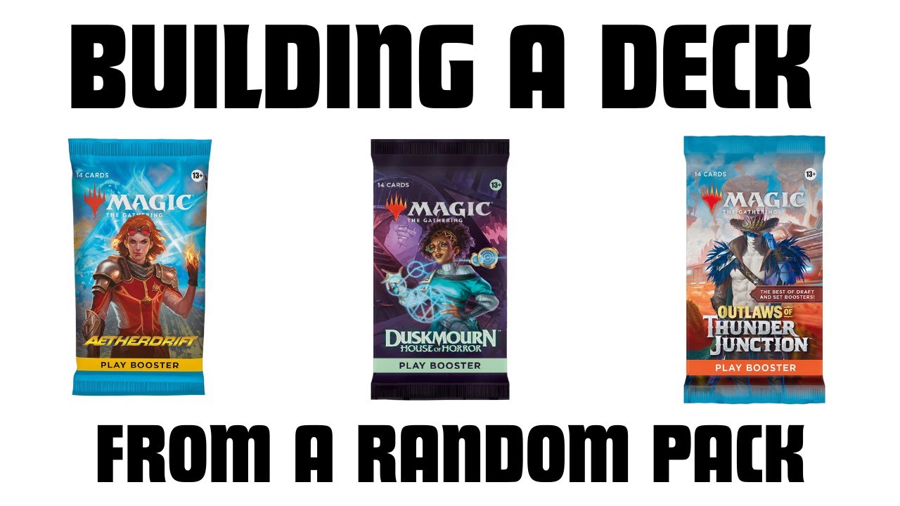 I BUILT A DECK FROM A RANDOM PACK! || Crack & Conquer Episode 1