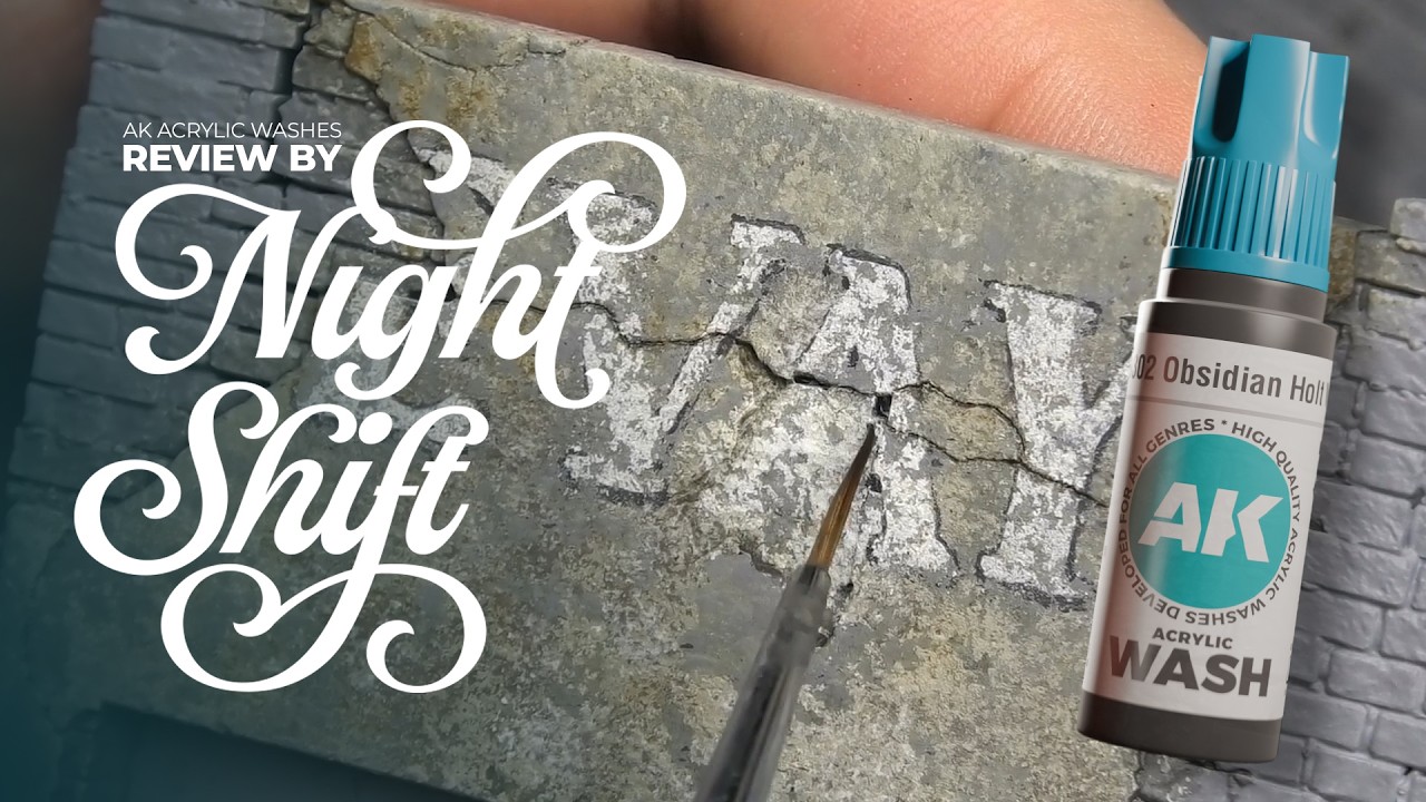 EXCLUSIVE | ‪@NightShiftScaleModels Reviews the New AK Acrylic Washes