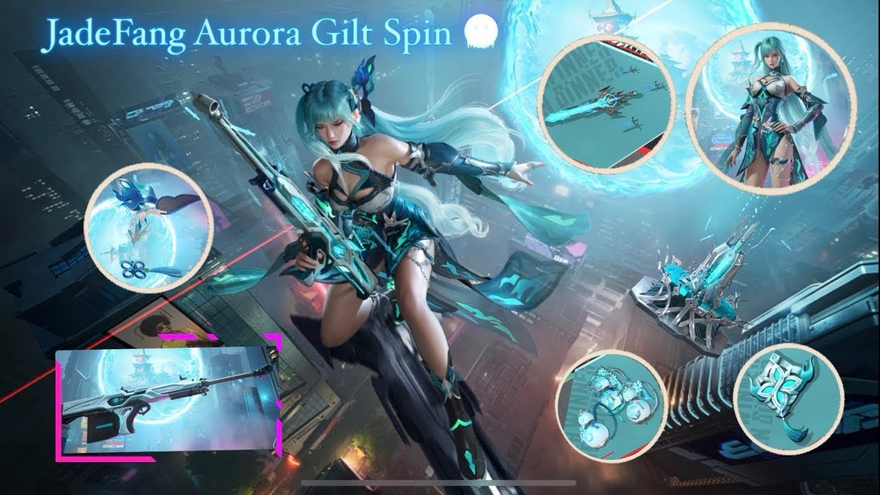 Jade Fang Aurora Gilt Spin | Pubg Mobile 🌸❤️📊