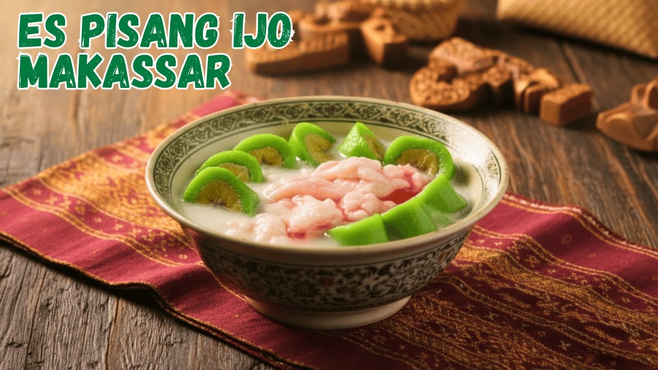 CARA MEMBUAT ES PISANG IJO MAKASSAR | RESEP ES PISANG IJO MAKASSAR