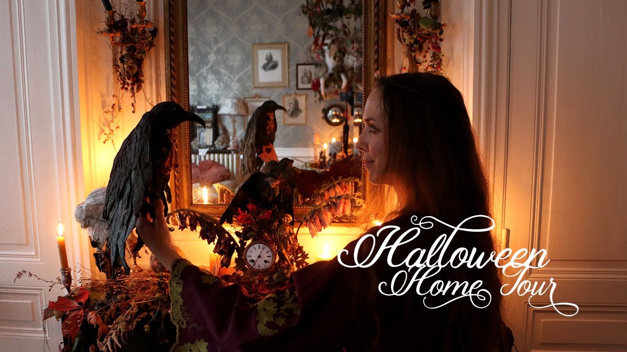 HALLOWEEN HOME TOUR 2021, french Halloween 18th Century | Merveilles en Papier
